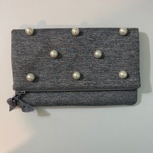 Stella & Dot Madison Clutch Pearl Accents